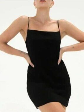 Rumored Posh Mini Dress Women's 8 Slip Dress Slinky Prom LBD Capsule Wardrobe